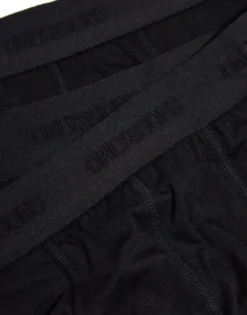 Underwear*ONLY & SONS 3 Pack Bamboo Trunks In Black