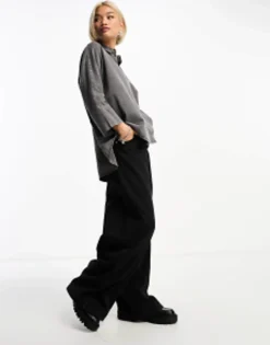 Shirts*ONLY Denim Shirt In Washed Grey
