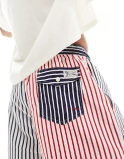 Swimwear*Polo Ralph Lauren Traveler Mid Funstripe Swim Shorts Classic Oversized Fit In Multi