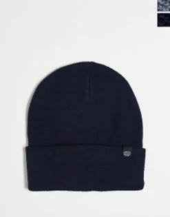 Beanies*Pull&Bear 2 Multi-Pack Beanies In Navy And Grey