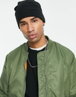 Beanies*Pull&Bear Beanie In Black