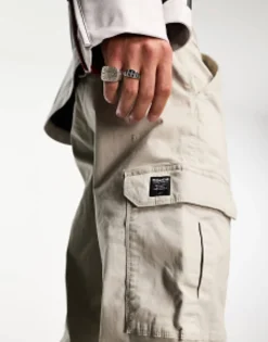 Trousers & Chinos*Pull&Bear Cargo Trouser In Sand