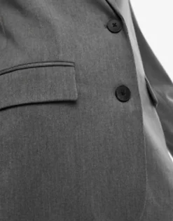 Suits & Tailoring*Pull&Bear Double Button Oversized Blazer In Dark Grey