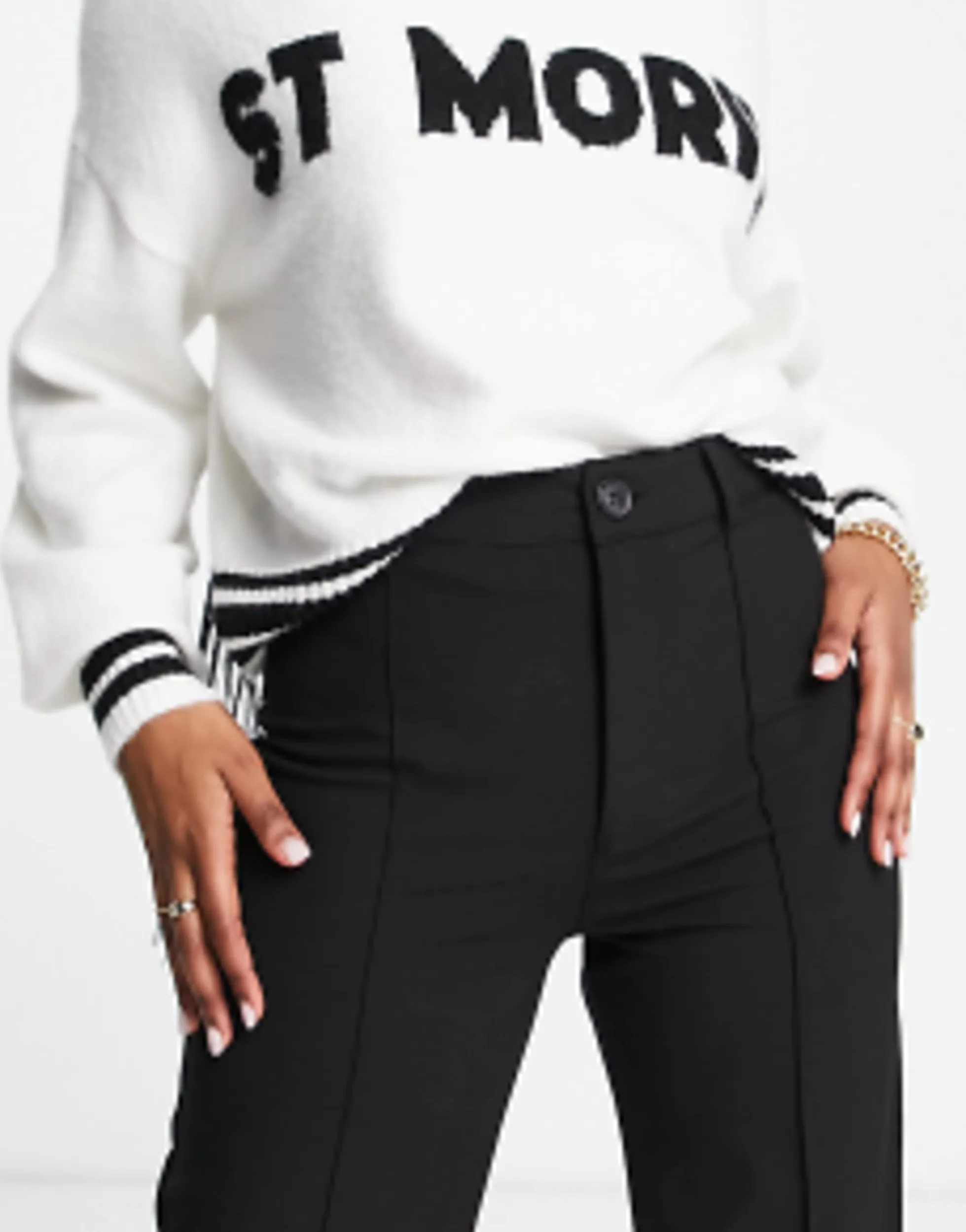 Trousers & Leggings*Pull&Bear Oversized Blazer And Trouser Co-Ord In Black