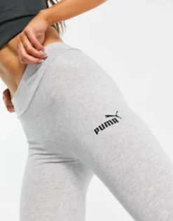 Trousers & Leggings*Puma Essentials Leggings In Grey Light Grey Heather