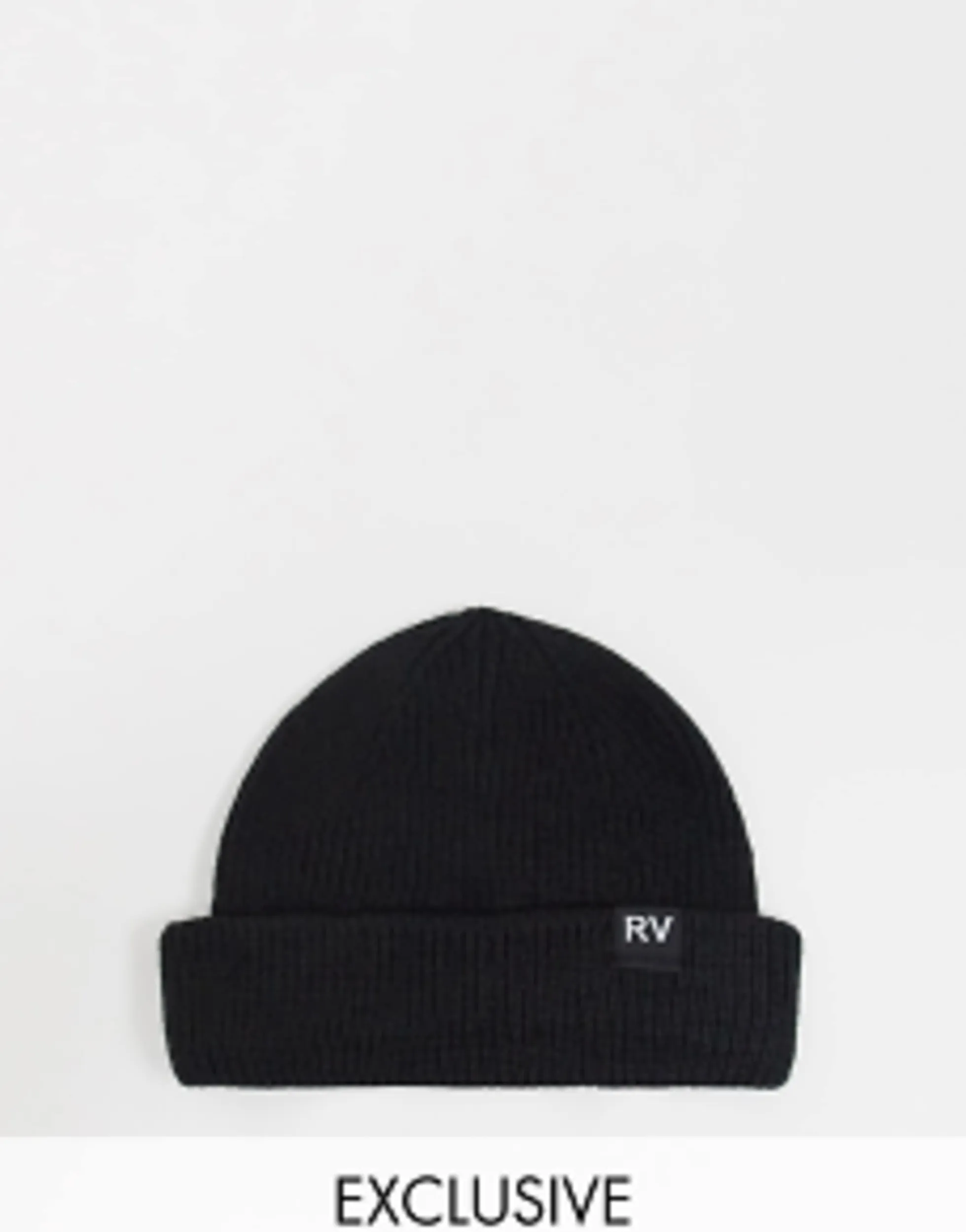 Hats*Reclaimed Vintage Inspired Unisex Fisherman Beanie In Black
