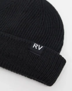 Hats*Reclaimed Vintage Inspired Unisex Fisherman Beanie In Black