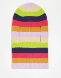 Scarves*Reclaimed Vintage Unisex Knitted Balaclava In Multi