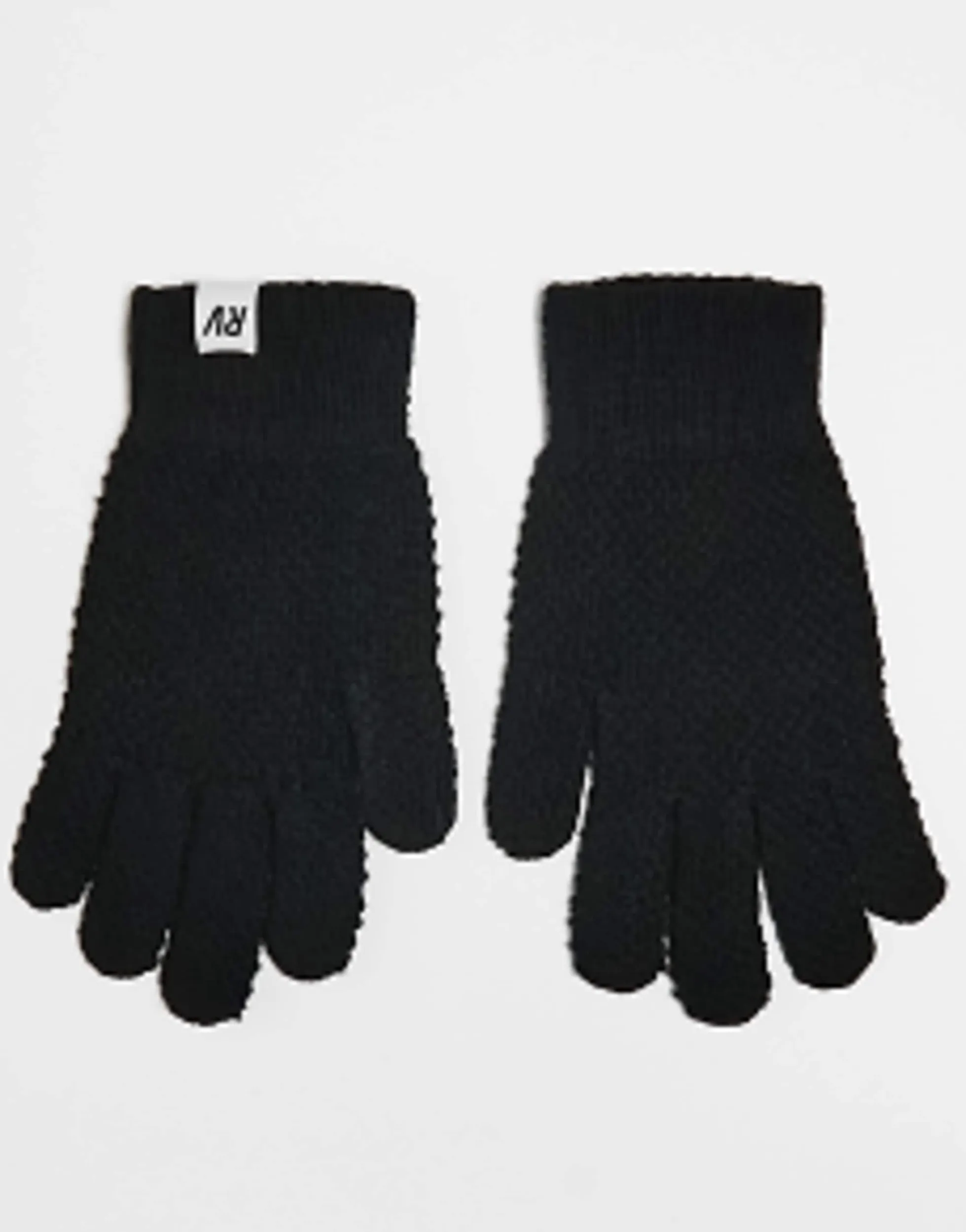 Beanies*Reclaimed Vintage Unisex Waffle Co-Ord In Black