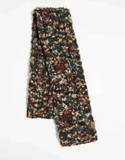 Scarves*Reclaimed Vintage Unisex Chenille Skinny Scarf In Camo Multi