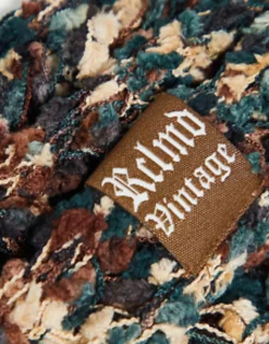 Scarves*Reclaimed Vintage Unisex Chenille Skinny Scarf In Camo Multi