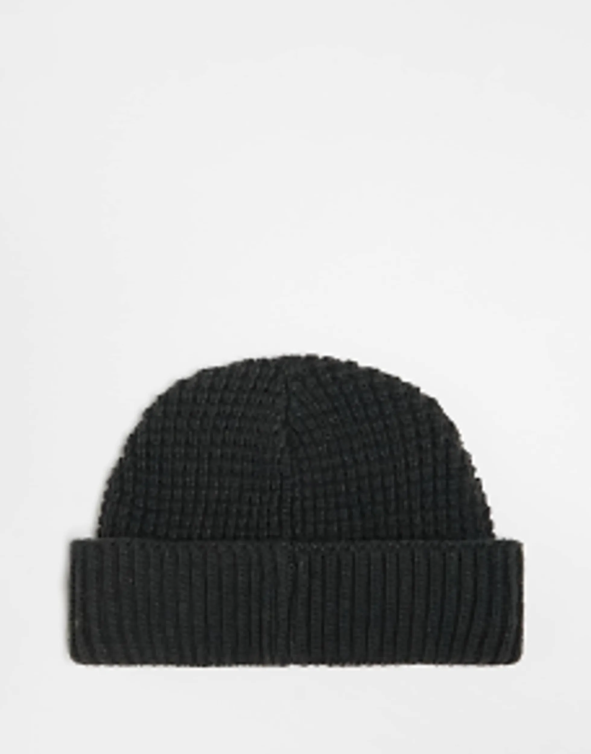 Caps & Hats*Reclaimed Vintage Unisex Waffle Beanie In Co-Ord Charcoal