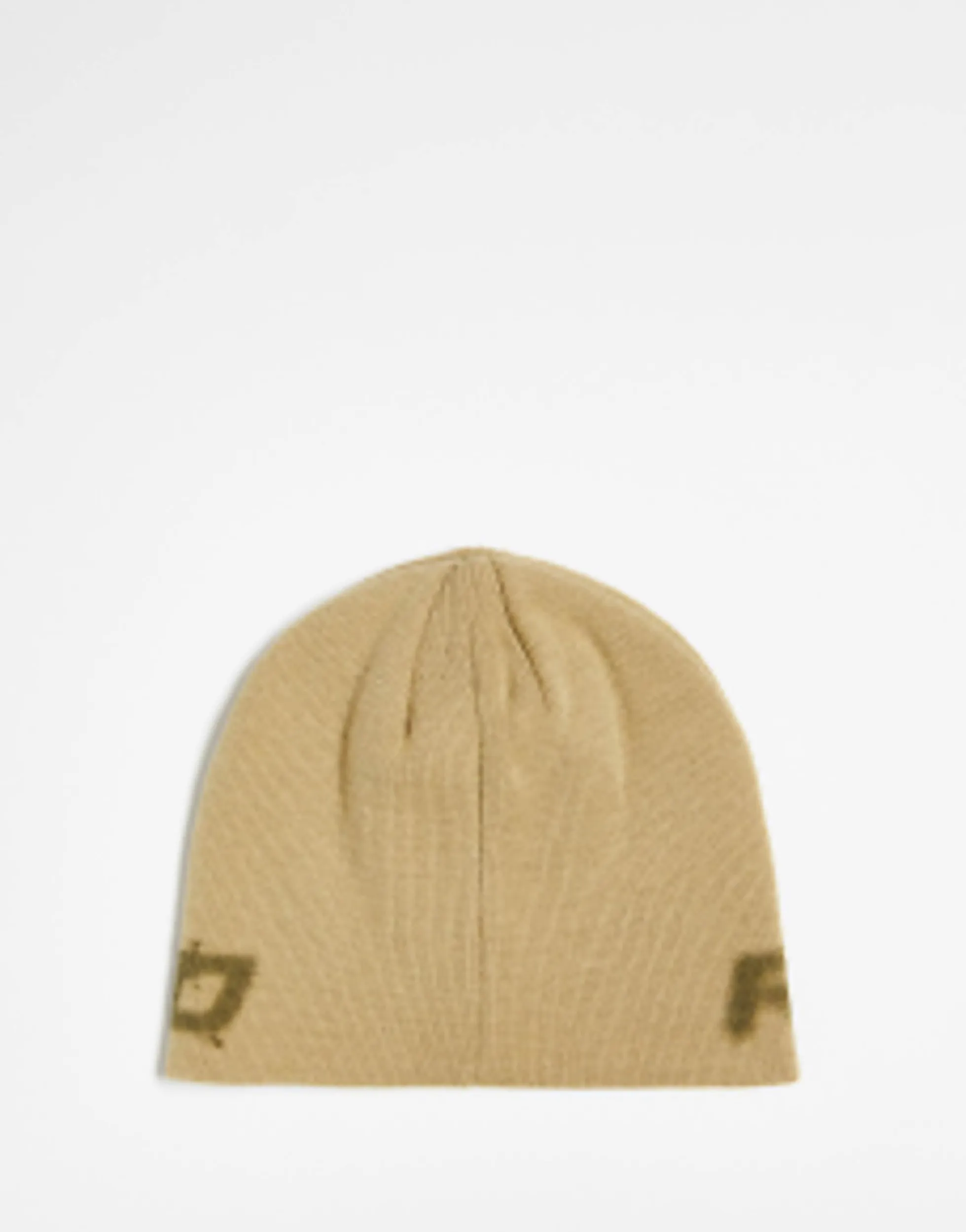 Beanies*Reclaimed Vintage Unisex Skull Beanie In Graphic Khaki