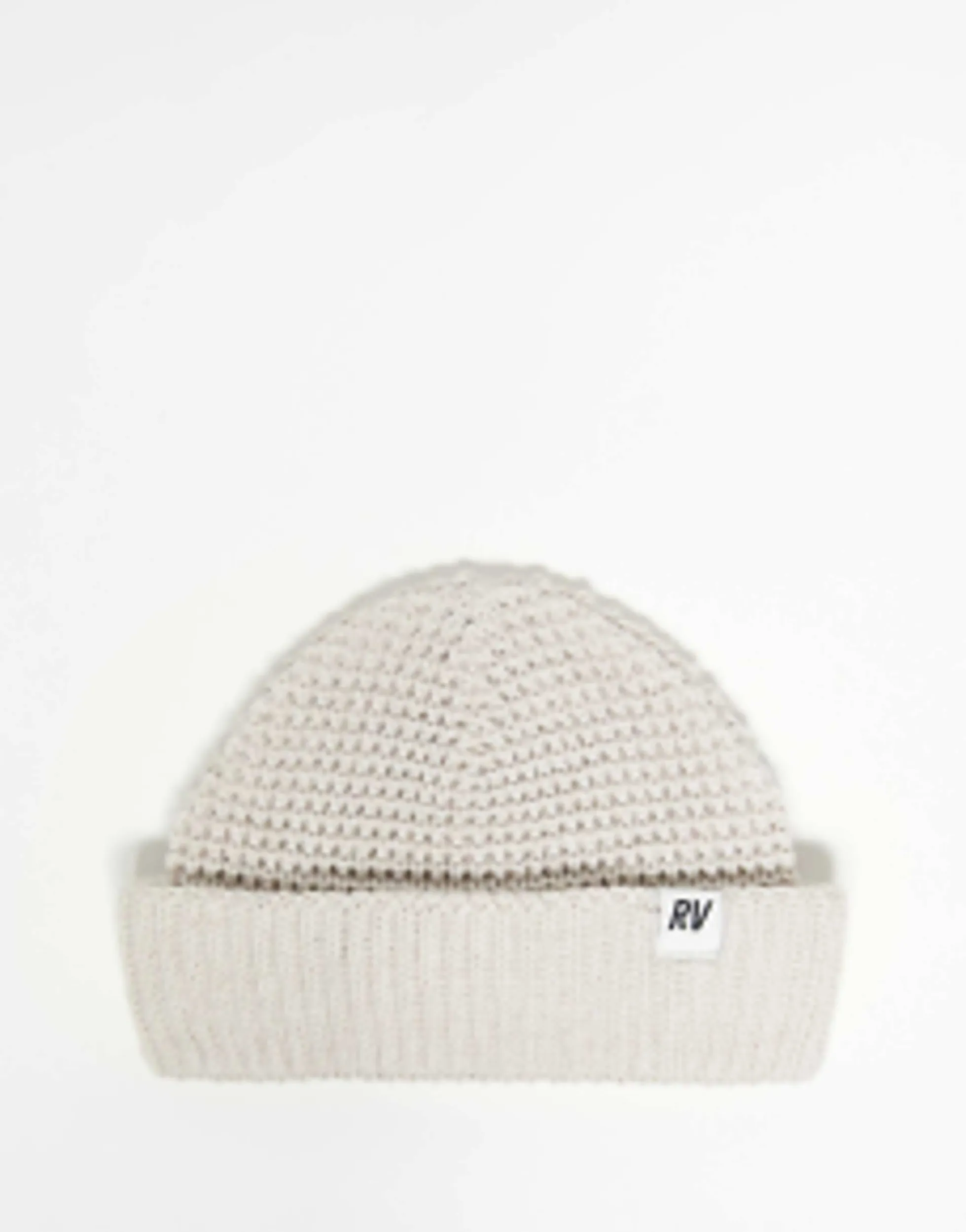 Beanies*Reclaimed Vintage Unisex Waffle Beanie In Ecru
