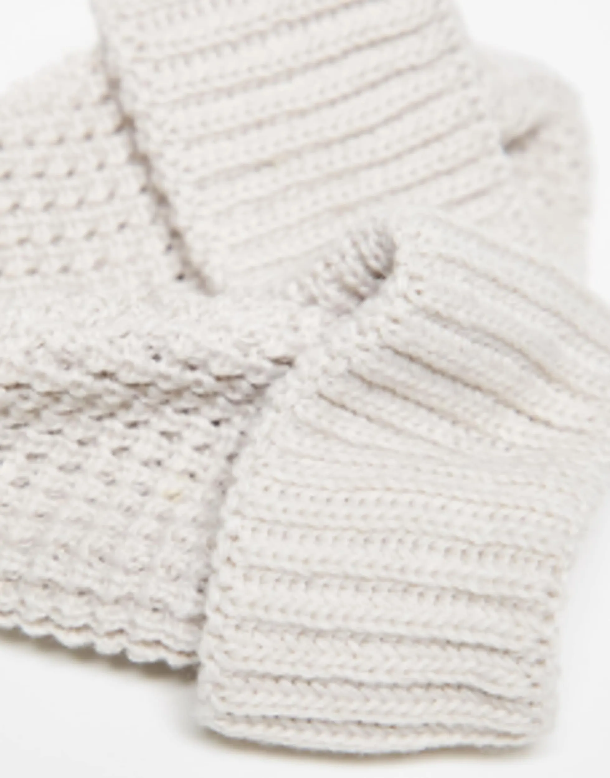 Beanies*Reclaimed Vintage Unisex Waffle Beanie In Ecru