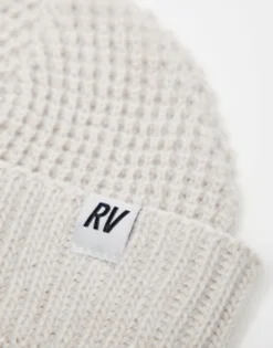 Beanies*Reclaimed Vintage Unisex Waffle Beanie In Ecru