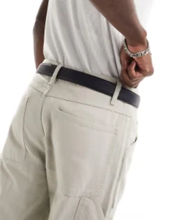 Belts*River Island Reversible Belt In Navy