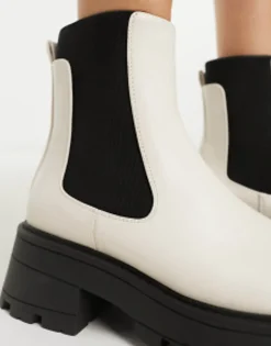Chelsea Boots*Schuh Adaline Chunky Chelsea Boots In Ecru