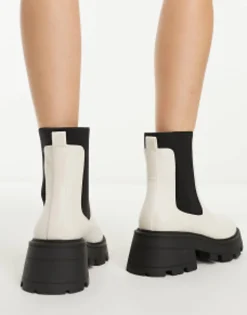 Chelsea Boots*Schuh Adaline Chunky Chelsea Boots In Ecru