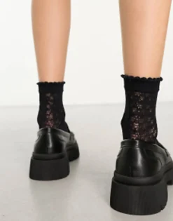 Loafers*Schuh Lester Chunky Loafers In Black