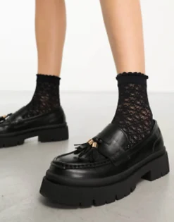 Loafers*Schuh Lester Chunky Loafers In Black