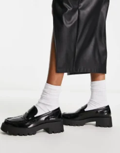 Loafers*Schuh Levi Chunky Loafer In Black
