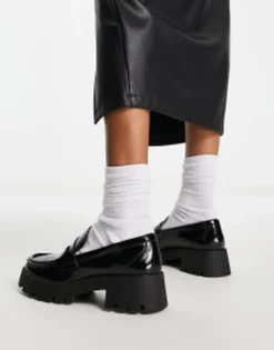 Loafers*Schuh Levi Chunky Loafer In Black