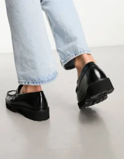 Loafers*Schuh Lionel Loafers In Leather Black