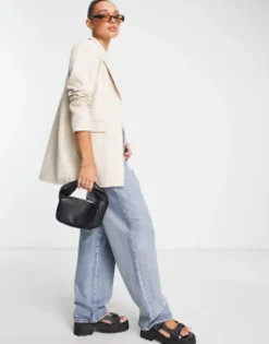 Suits & Tailoring*Selected Femme Tailored Twill Suit Blazer And Trousers In Cream