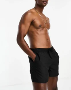 Swimwear*Selected Homme Swim Short In Black