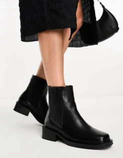 Chelsea Boots*Simmi Wide Fit Simmi London Wide Fit Leroy Chelsea Boot In Black
