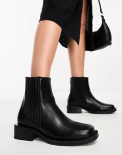 Chelsea Boots*Simmi Wide Fit Simmi London Wide Fit Leroy Chelsea Boot In Black