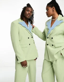 Suits & Tailoring*sister jane Tailored 70S Suit Co-Ord In Sage