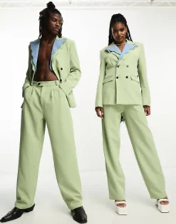 Suits & Tailoring*sister jane Tailored 70S Suit Co-Ord In Sage