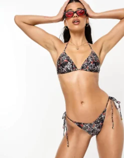 Swimwear & Beachwear*South Beach Bikini In Butterfly Print