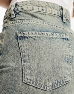 Tall*Stradivarius Tall Str Baggy Jean In Vintage Wash Blue