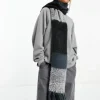 Scarves*Threadbare Knitted Scarf In Navy Check