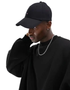 Caps & Hats*Tommy Hilfiger Classic Flag Baseball Cap In Black