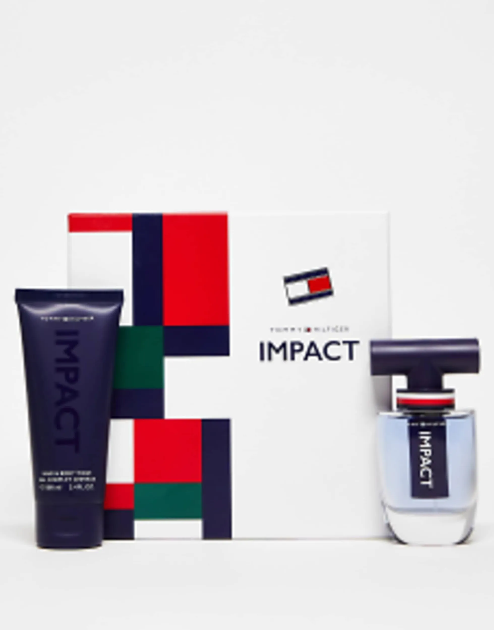 Gifts*Tommy Hilfiger Fragrances Tommy Hilfiger Impact 50Ml Edt And Hair & Body Wash 100Ml Gift Set No Colour