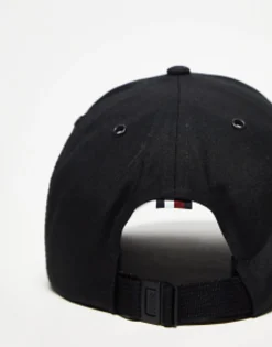 Caps*Tommy Hilfiger Logo Cap In Black