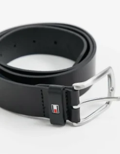 Gifts*Tommy Hilfiger New Denton 3.5Cm Leather Belt In Black
