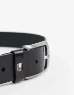 Gifts*Tommy Hilfiger New Denton 3.5Cm Leather Belt In Black