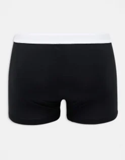 Underwear*Topman 7 Pack Trunks In Black, White, Grey Marl And Neutrals Multi