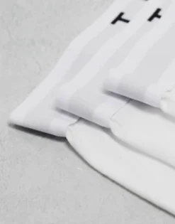 Underwear*Topman 3 Pack Trunks In With Waistbands White