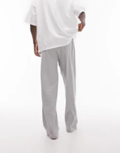 Tracksuits*Topman Lounge Waffle Straight Leg Jogger In Grey