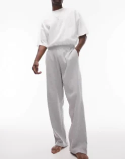 Tracksuits*Topman Lounge Waffle Straight Leg Jogger In Grey