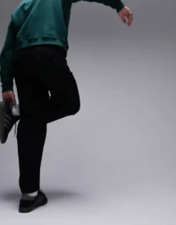 Trousers & Chinos*Topman Relaxed Cargo Trousers In Black
