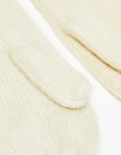 Gloves*Topshop Mae Long Mittens In Cream