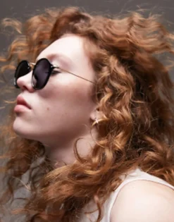 Sunglasses*Topshop Plastic Round Sunglasses In Black