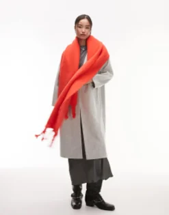 Scarves*Topshop Sky Soft Scarf In Red